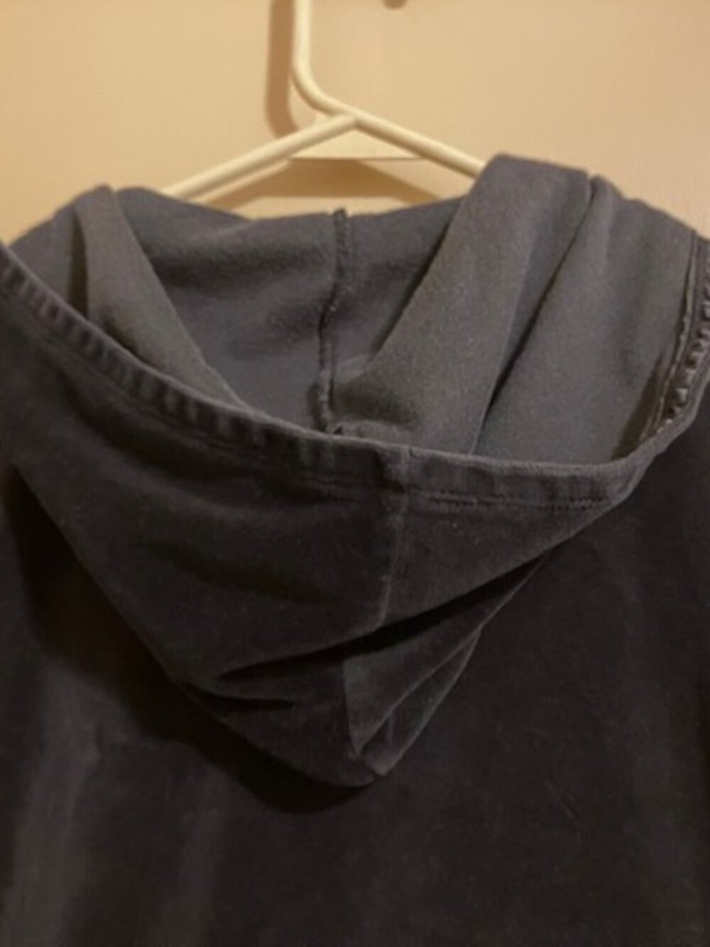 Old Navy Maternity Soft Dark Blue Velvet Hoodie